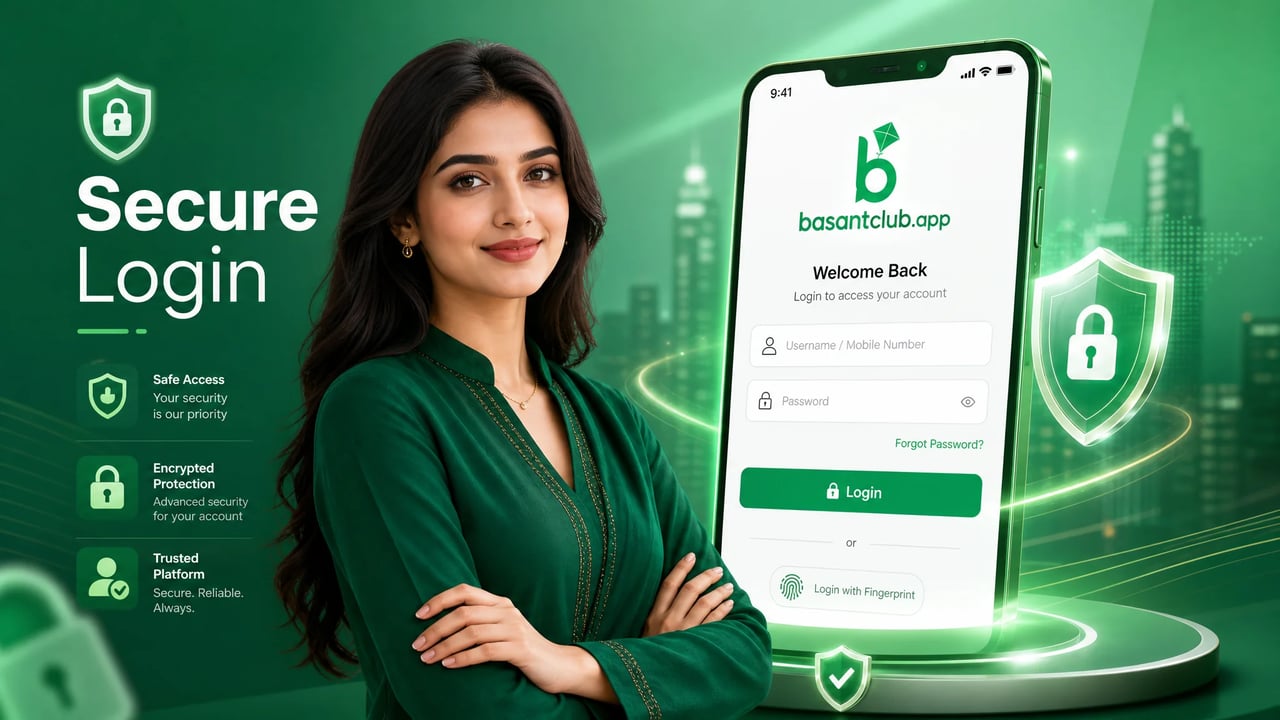 Basant Club login steps