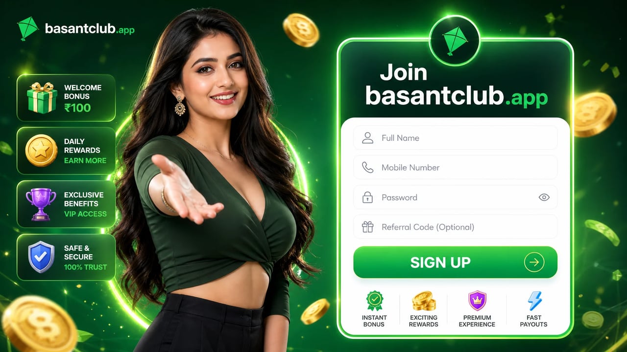 Basant Club registration steps
